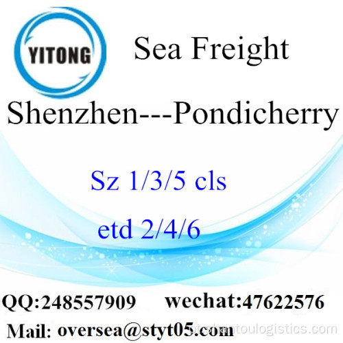 Consolidação de LCL Porto de Shenzhen para Pondicherry